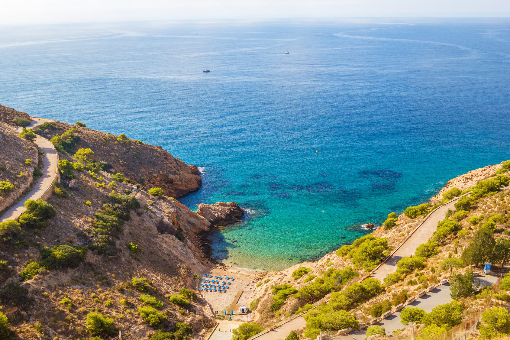 Vista de la cala Tío Ximo de Benidorm